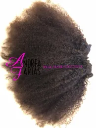 HANDTIED WEAVE - NATURAL COLOR - AFRO KINKY