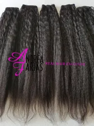 HANDTIED WEAVE - NATURAL COLOR - AFRO KINKY - STRAIGHT